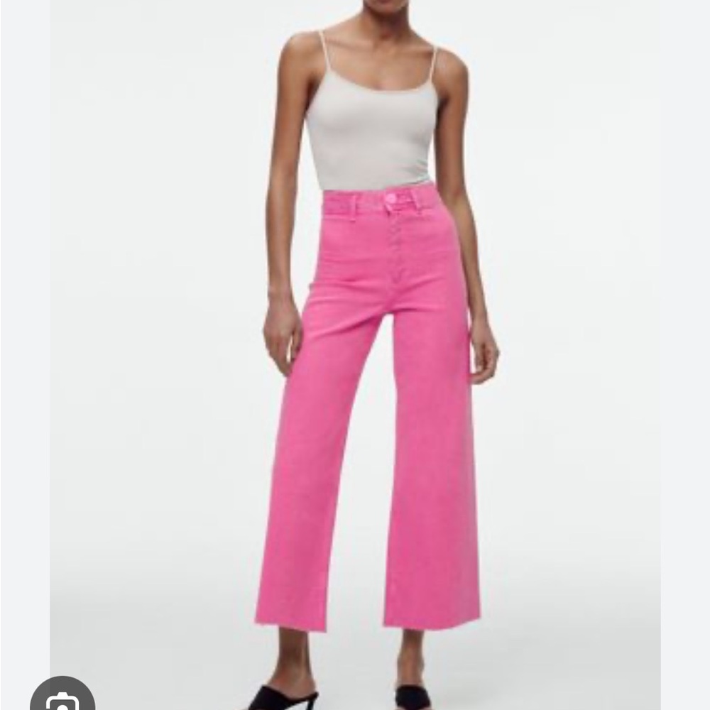 Pink Zara pants. Only worn once. They are super cute and brand new.